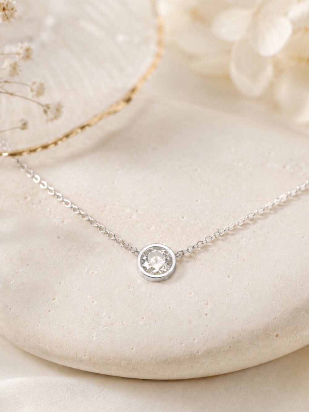 Diamond Light Drop Necklace
